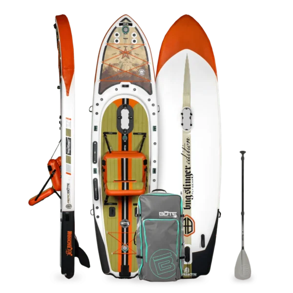 Rackham Aero 12'4" Inflatable Paddle Board Bug Slinger backwater $1749.00